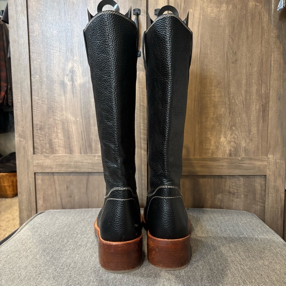 Free People Size11 Blaze Pull On Boots Black - Picture 10 of 16